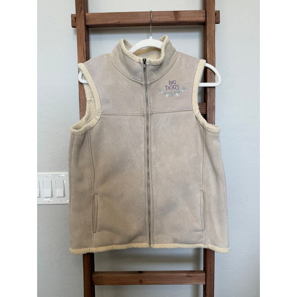 Big Dog-Feaux suade and sherpa lining-large